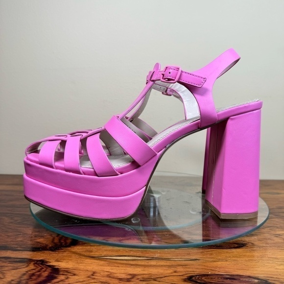 NEW BP. Amaya Fisherman Platform Sandal - Pink Punch - size 9.5 - Picture 3 of 15